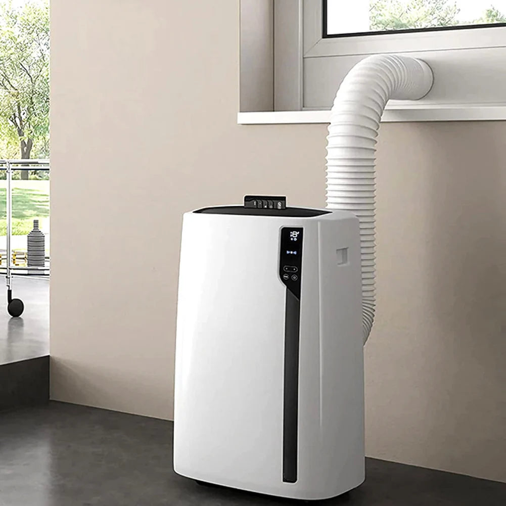 Conducto de ventilación de 150/200 cm, salida flexible, accesorios móviles para aire acondicionado, tubo de escape de calor telescópico, tubo de escape engrosado