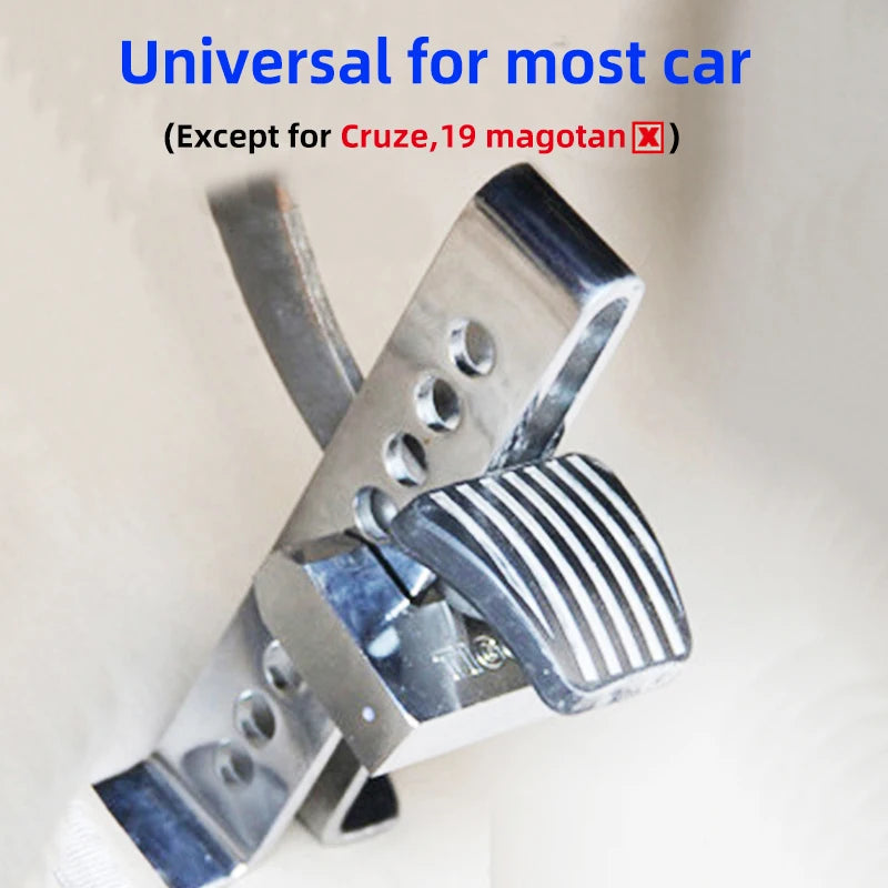 Universal Car Clutch Lock Anti-Theft Steering Wheel and Brake Pedal Lock Stainless Steel Security Tool
