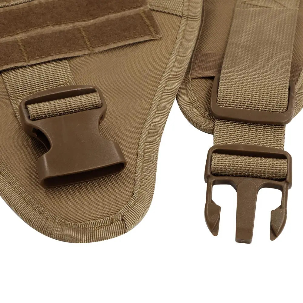 Military Large Dog Harness Training Vest for Bulldogs Shepherds