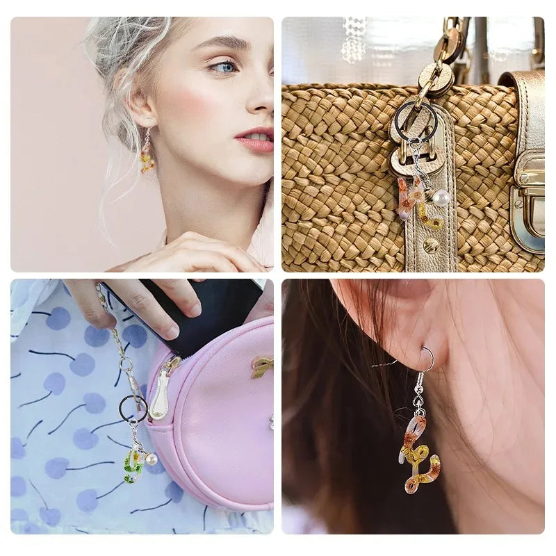 Alphabet Epoxy Resin Silicone Mold for DIY Jewelry Crafts