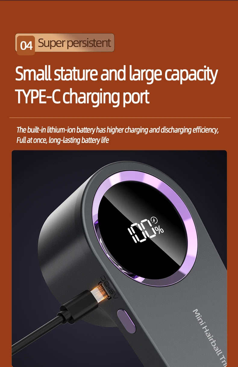 Portable Hair Ball Trimmer USB Rechargeable Lint Remover