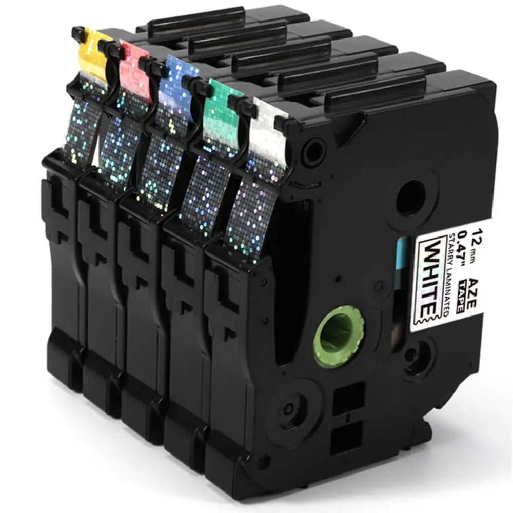 E1000PRO Tube Label Printer for Sticker Labels 12mm Compatible with Brother Ptouch TZe-231 HSe-231 High Resolution Thermal Transfer Technology