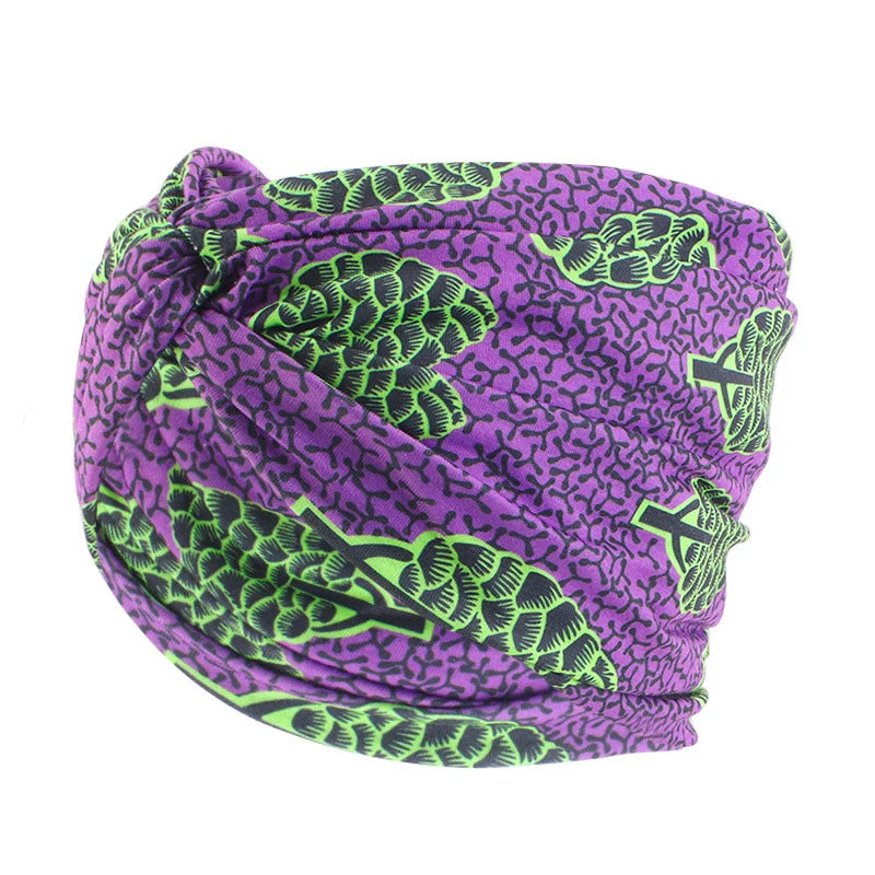 Headbands For Women Solid Color Elastic Wide Turban Headwrap Yoga Makeup Hair Accessories