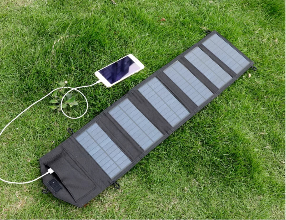 6-Fold 800W Portable Solar Panel Charger USB 5V DC Power