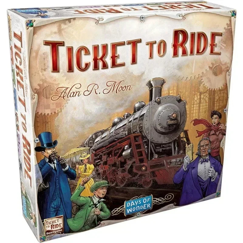 Ticket to Ride Rails and Sails Board Game Family Multiplayer Adventure Strategy Game for Friends and Parties