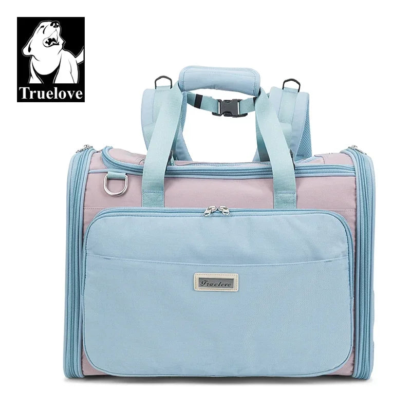 Truelove Waterproof Pet Carrier Bag for Small Dogs Cats High-Grade Polyester,Eco-Friendly & Airline Approved Design TLX2971