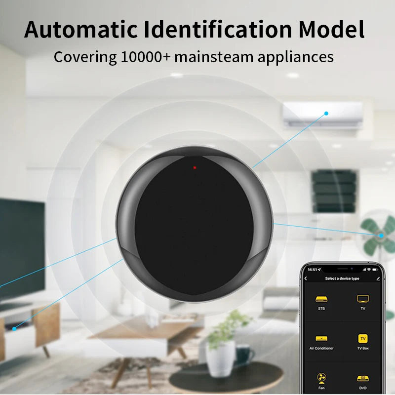 Smart Tuya WiFi IR Universal Remote Controller for Smart Home Control with Alexa and Google Home