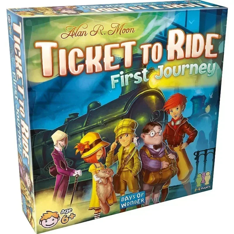 Ticket to Ride Rails and Sails Board Game Family Multiplayer Adventure Strategy Game for Friends and Parties