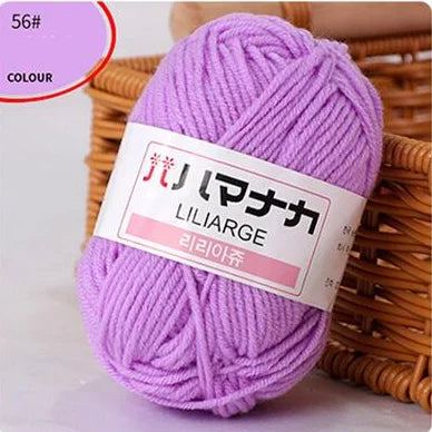 DIY Baby Milk Soft Cotton Knitting Yarn for Sweaters