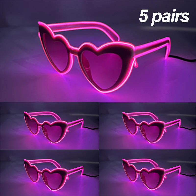 2024 Summer Beach Sunglasses Women Heart Shaped Fashion Glasses