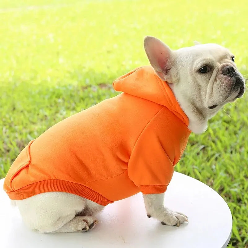 Fashion Dog Clothing Autumn Winter Thick Warm Hoodie Sweater