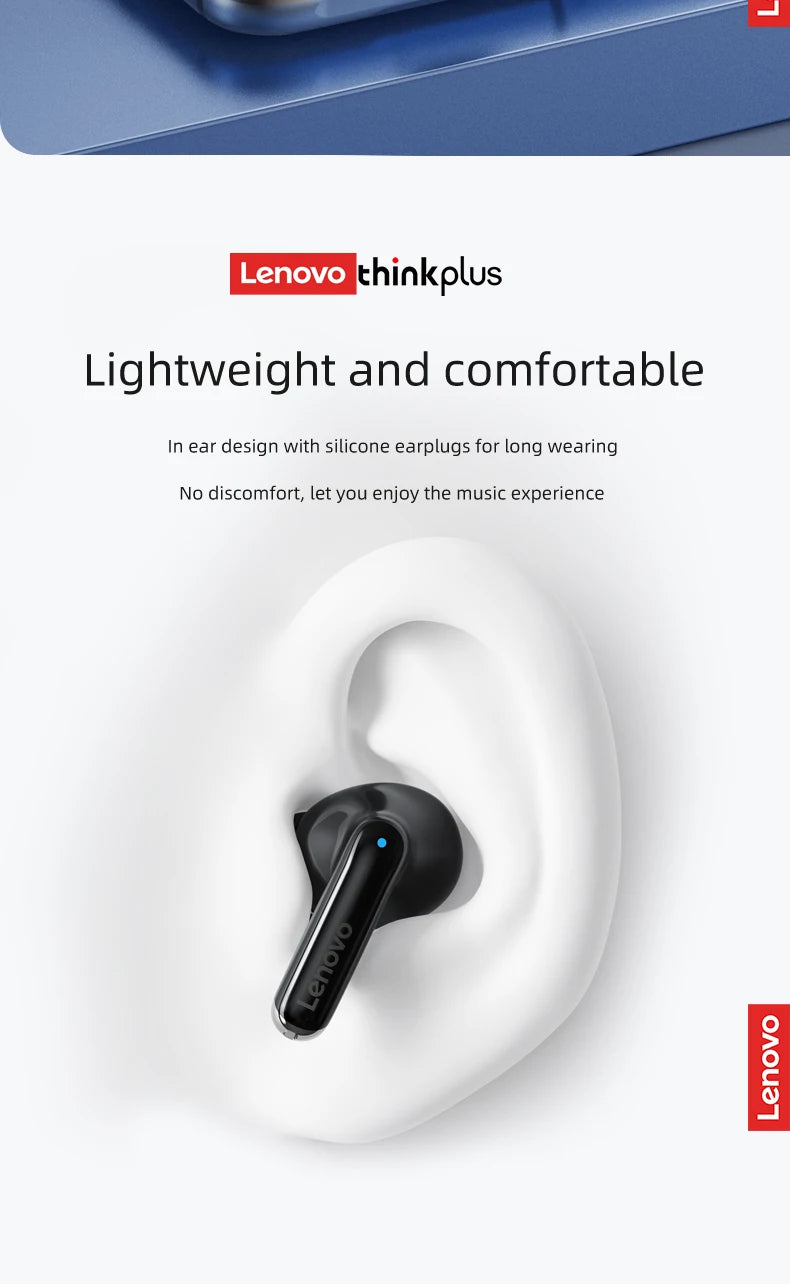 Lenovo Thinkplus XT88 In Ear Bluetooth Earphones With Dual Microphones And Bass HIFI Sound