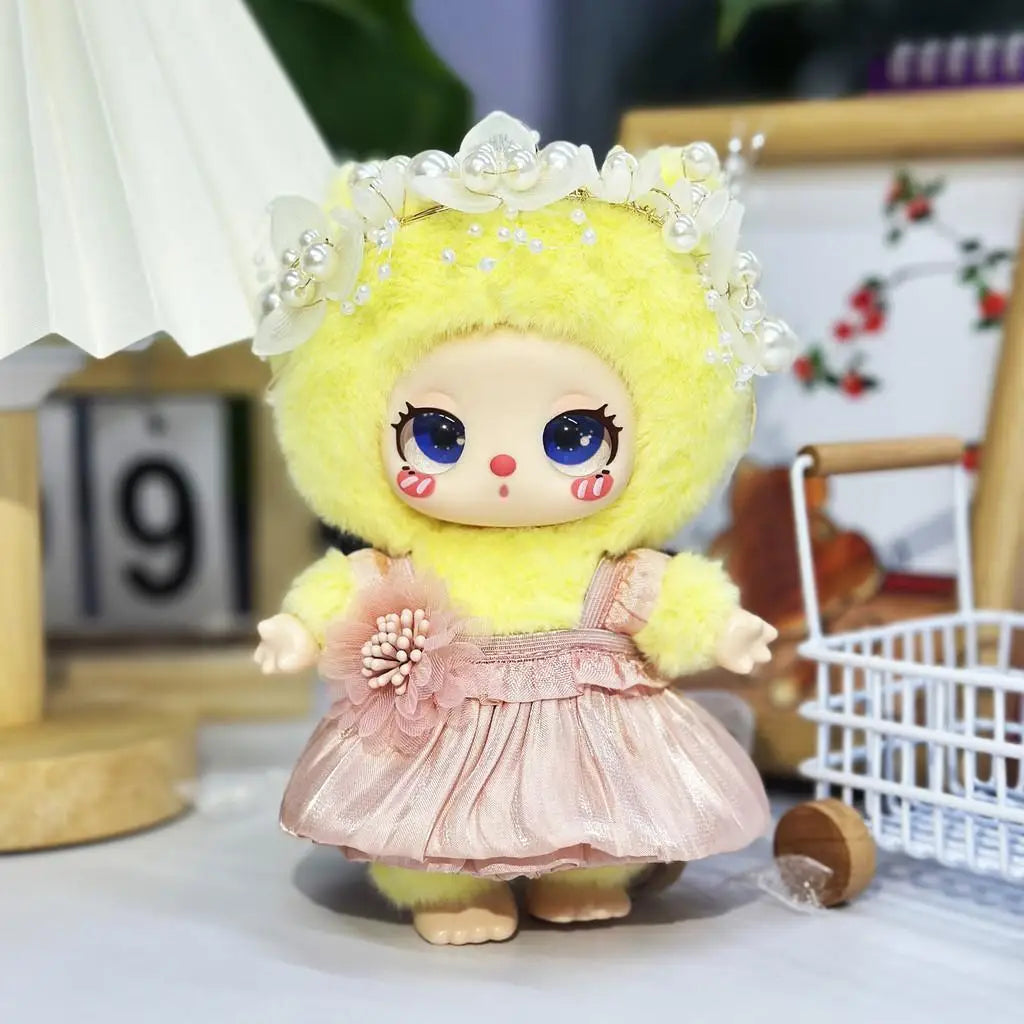 For Liila Lucky Cat Dresses Cute Doll Outfit Accessories