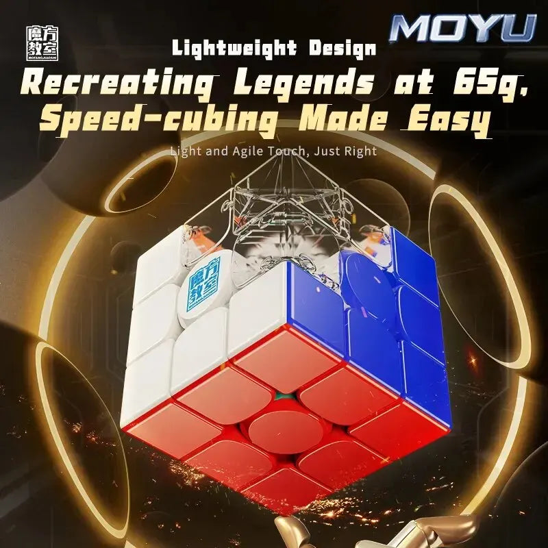MoYu RS3M V5 3X3 Magnetic Speed Cube Fidget Toy 2023