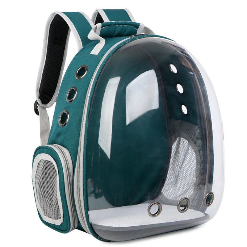 Cat Pet Carrier Backpack Transparent Capsule Bubble Pet Carrier for Small Animals Puppies Kitties Birds Travel