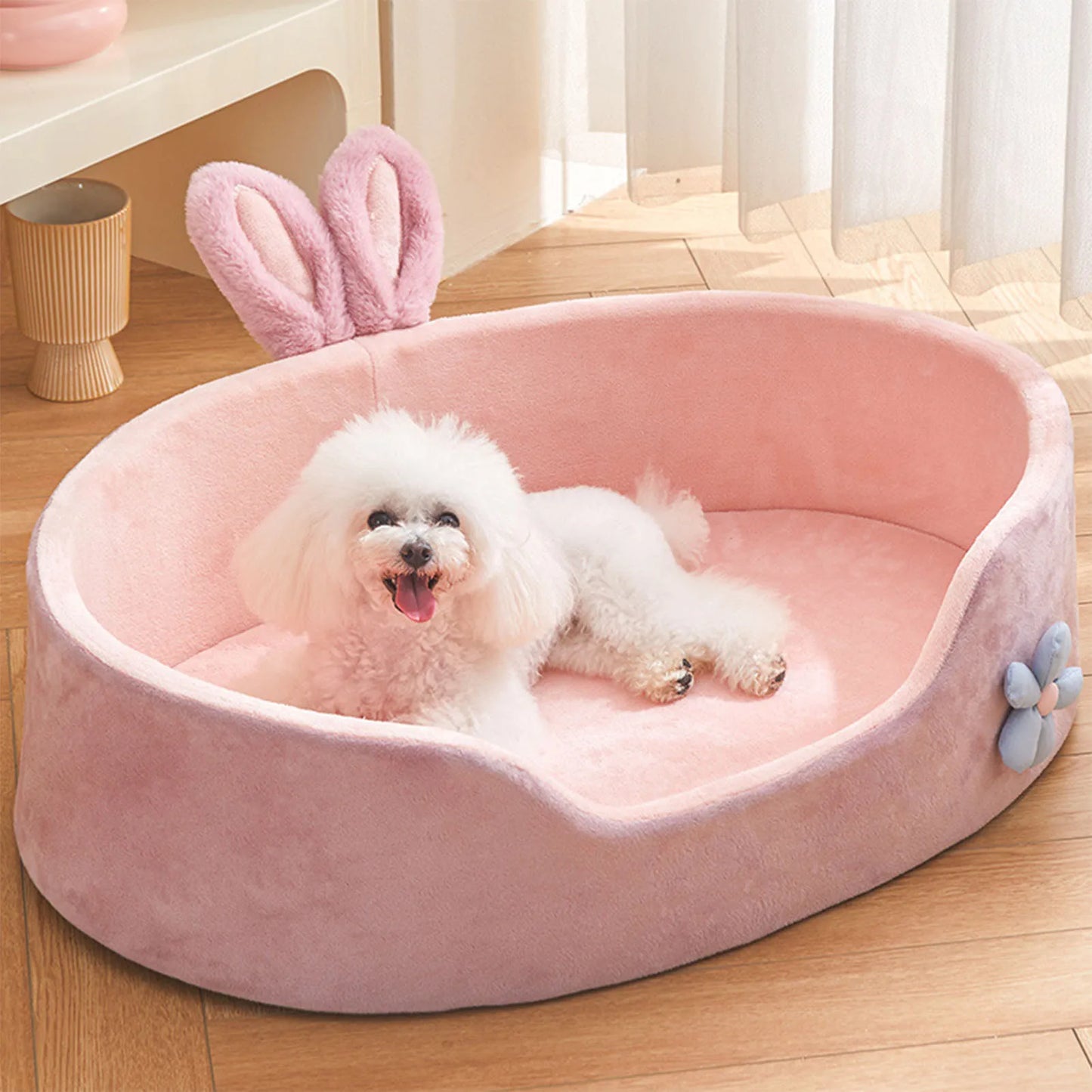Detachable Washable Pet Bed for Dogs and Cats Soft Comfortable Warm Design All Season Use