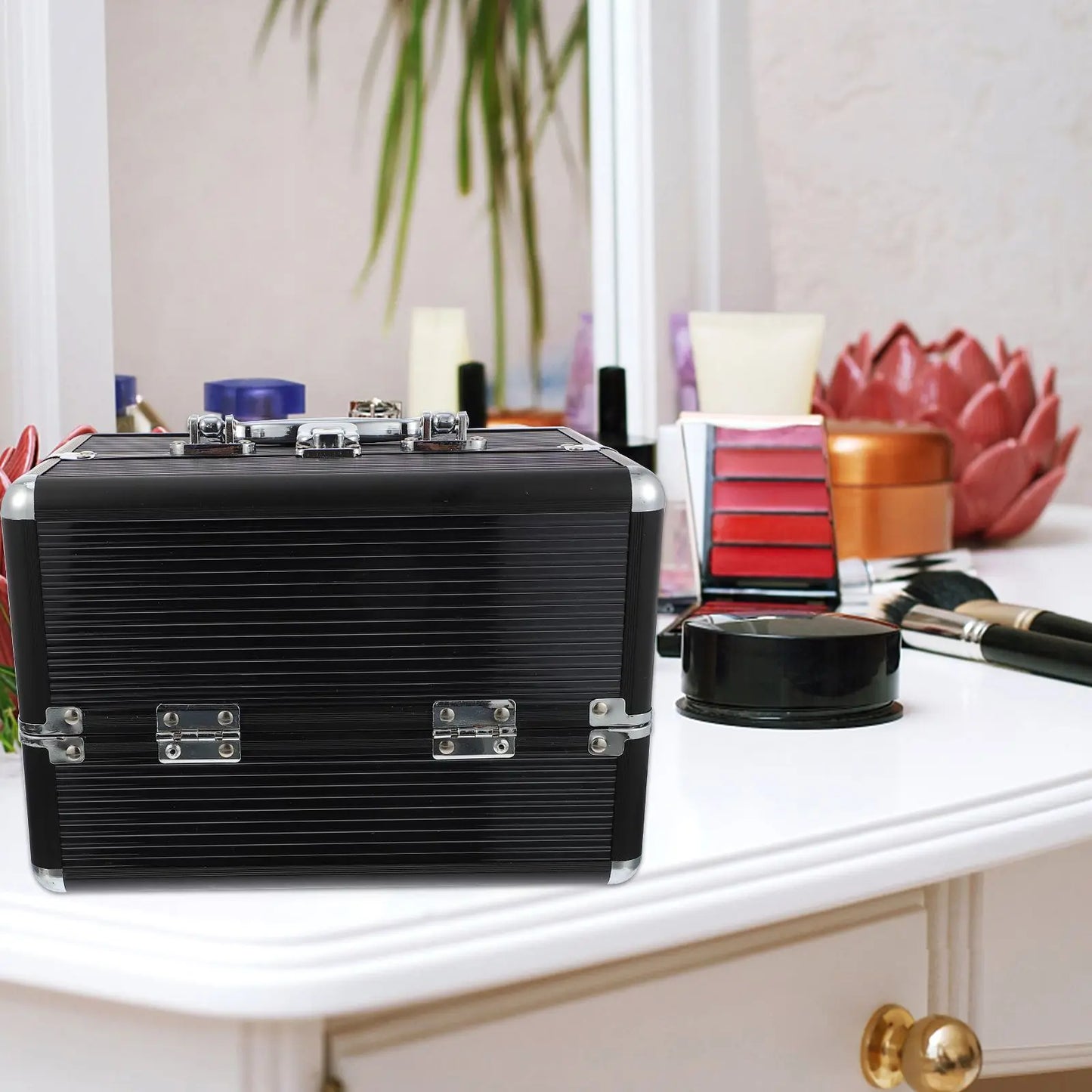 Makeup Case Handheld Storage Case Beauty Tool Organizer Pouch