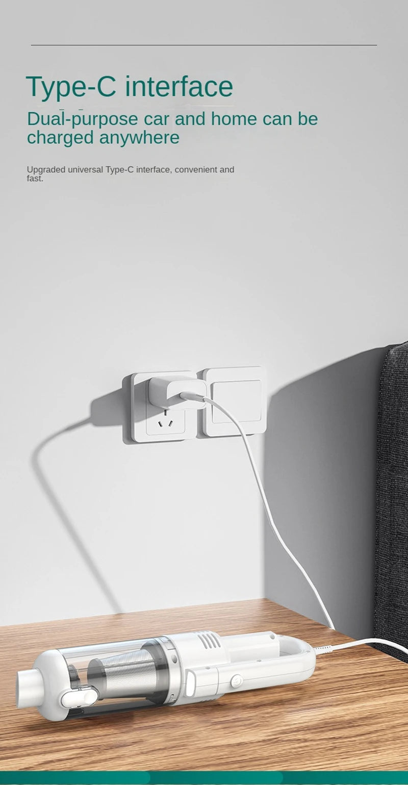 Multifunction Home-Appliance 6500Pa Wireless Car Vacuum Cleaner Portable Handheld