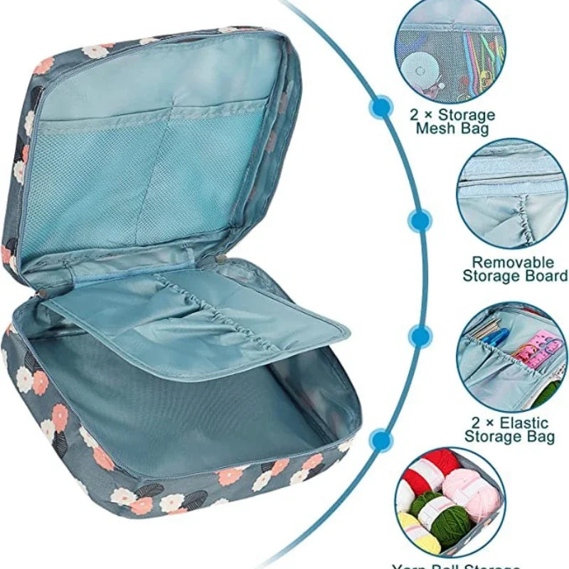 58 Pieces Crochet Hook Set Complete Kit for Beginners