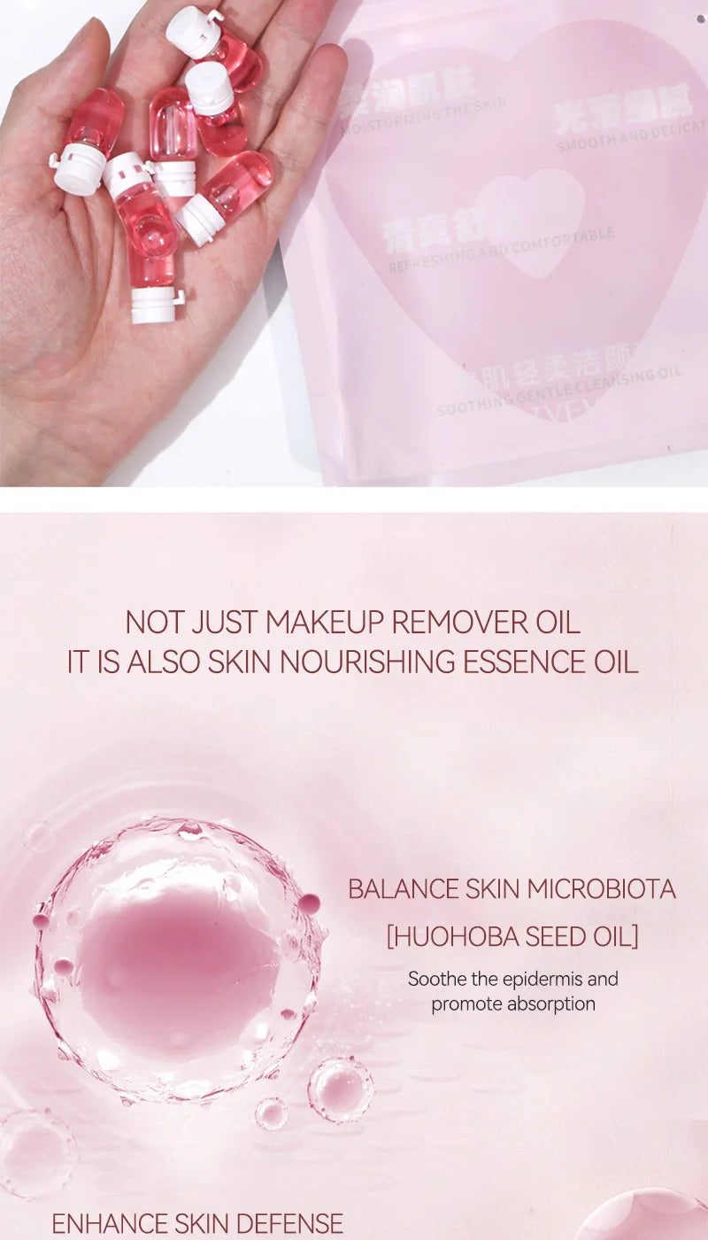 ZVEV Micelle Water Makeup Remover Capsules - 40 Plant Essence Purifying Capsules for Eyes Lips and Face Perfect for Travel