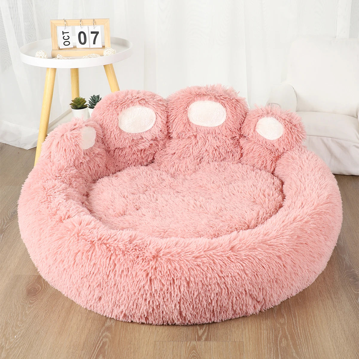 Fluffy Large Dog Bed for Pets Cozy Soft Sofa Basket Mat for Dogs and Cats Plush Kennel Blanket Accessories