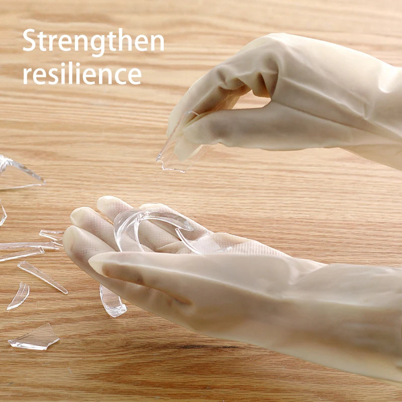 10 Pairs Waterproof PVC Cleaning Gloves for Household Tasks Durable Non-Slip Latex Material for Dishwashing Laundry and General Cleaning