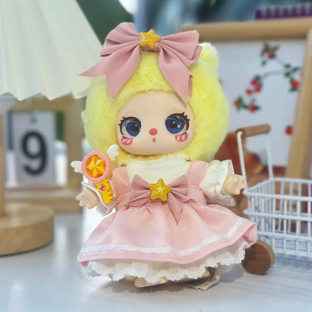 For Liila Lucky Cat Dresses Cute Doll Outfit Accessories