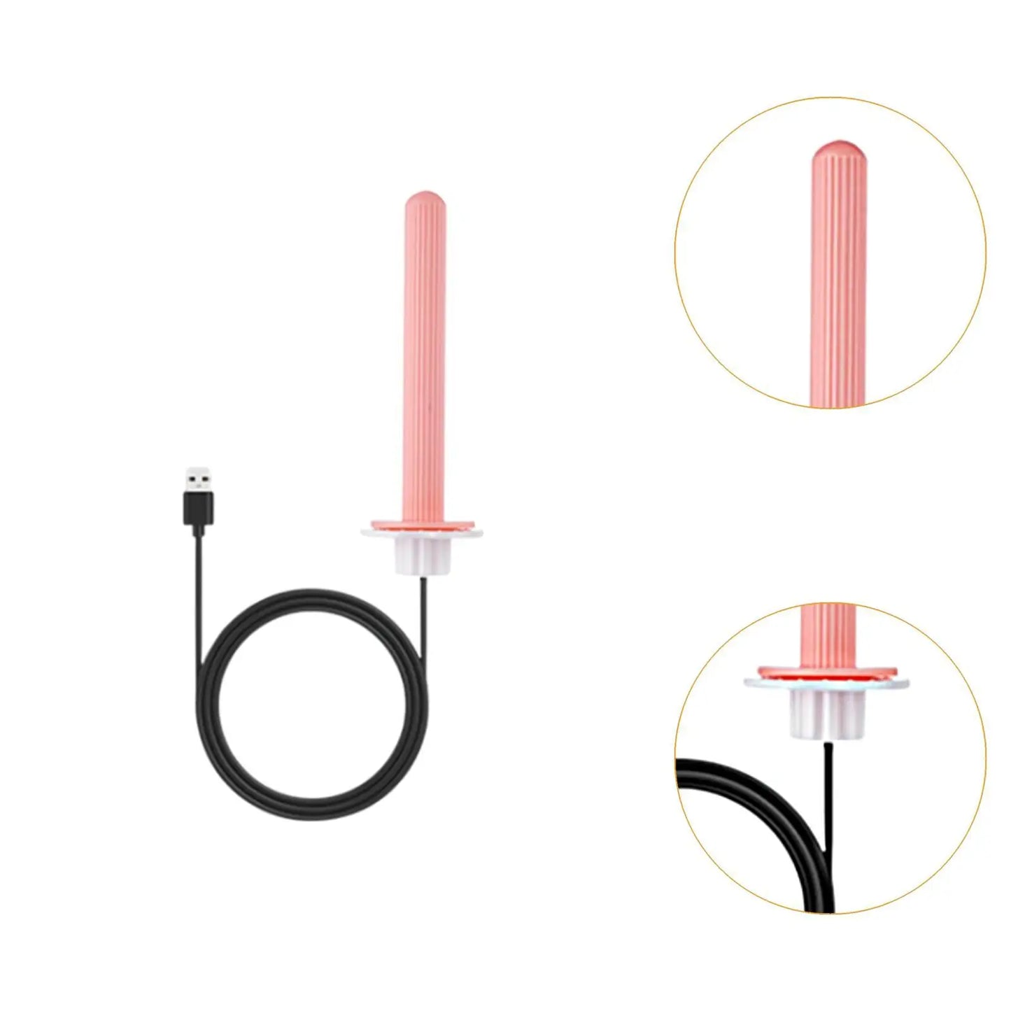 Heating Bird Perch Bird Stand Bar 5V USB Bird Warmer, Exercise Toys Bird Cage Accessory for Lovebirds Parakeets Canaries Budgies