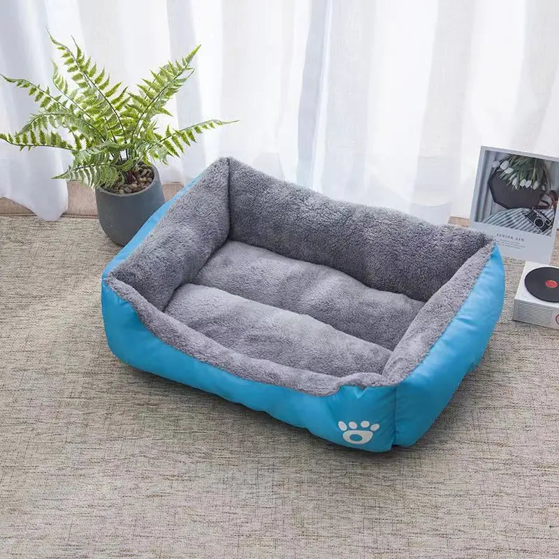 Large Pet Cat and Dog Bed Soft PP Cotton Waterproof Nest