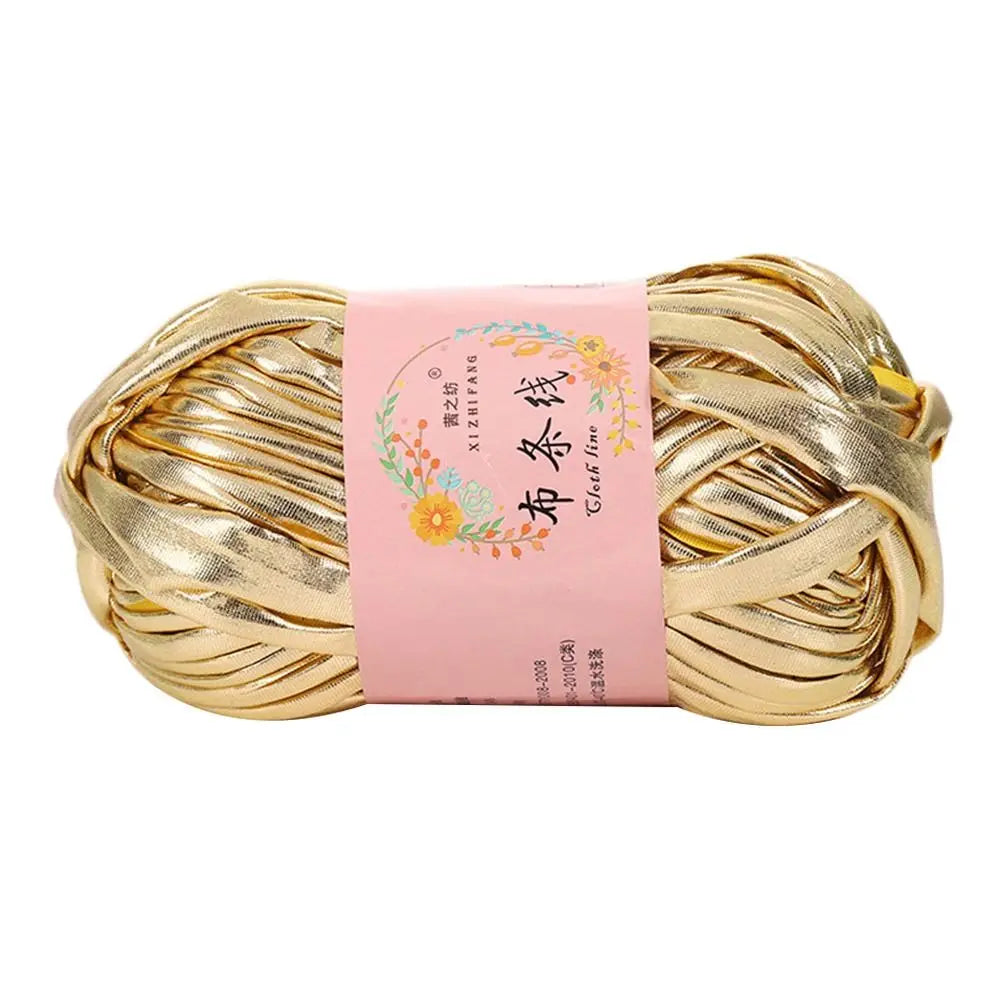 Imitation Leather Crochet Yarn Ball for DIY Hand Knitting