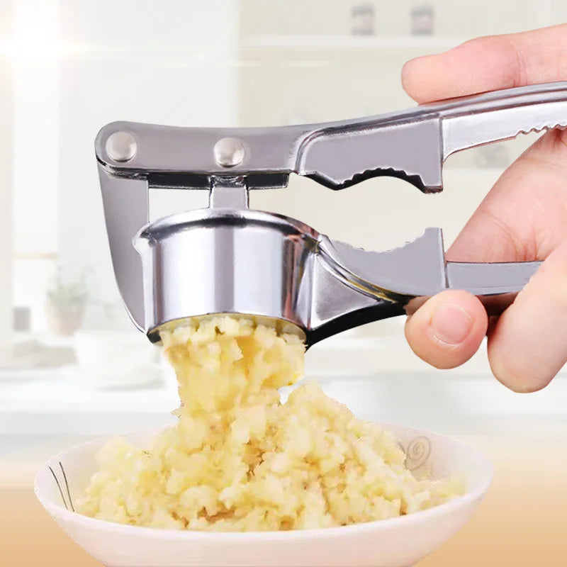 Garlic Press Crusher Mincer Stainless Steel Kitchen Tool