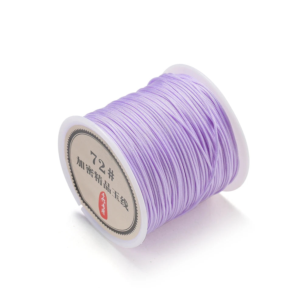 10/50M 0.8mm Nylon Thread Cord for DIY Jewelry Making