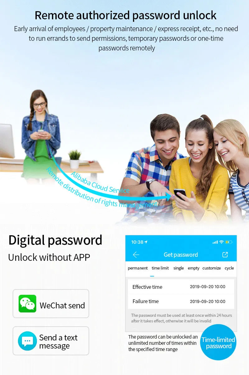 TTLOCK K3 K3F Fingerprint Access Control Door Opener with NFC Bluetooth Electric Gate Keypad and RFID Card 13.56MHz