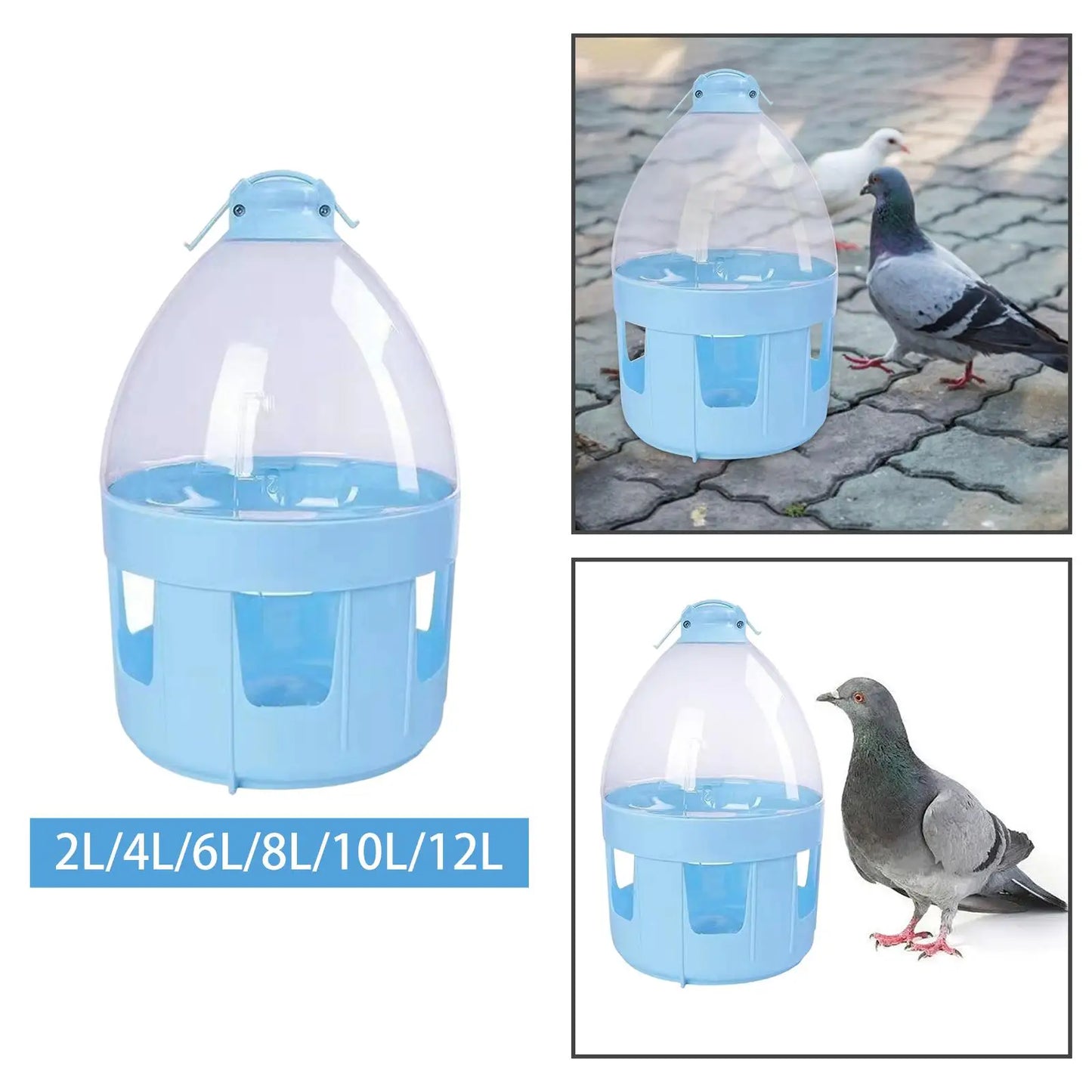 Pigeon Automatic Water Feeder Portable Hanging Dispenser Pet Supplies Pigeon