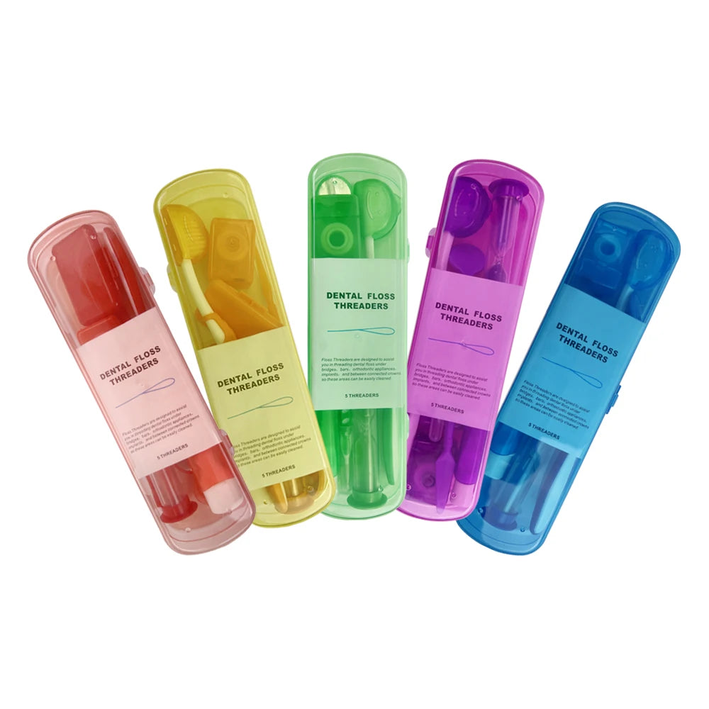 Dental Toothbrush Oral Care Kit with Orthodontic Mirror and Interdental Brush for Braces Cleaning