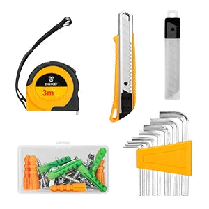 DEKO 126Pcs Power Tool Combo Kit with 8V Cordless Drill