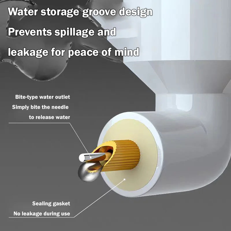 1pcs Bird Automatic Waterer Piston Water Jug Parrot Water Dispenser Feeder Large Bird Cage Accessories