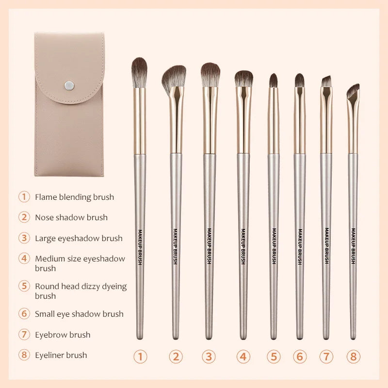 IMAGIC 8 PCS Makeup Brushes Set for Eye Shadow and Blush
