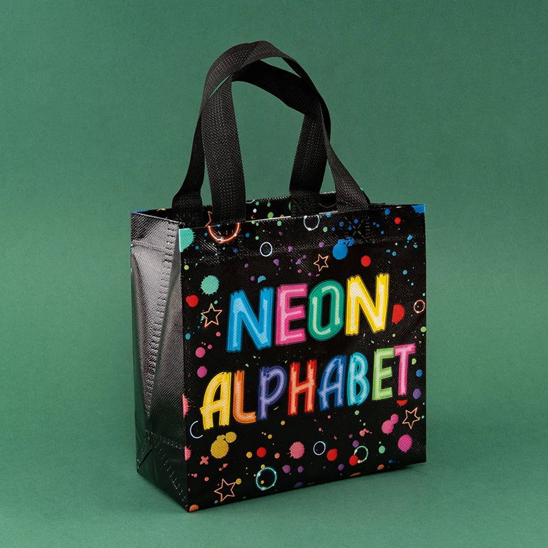 Waterproof Black Non-Woven Fabric Bags Set of 12 or 30 for Clothes Snacks Toys Ideal for Baby Showers Weddings and Party Decorations