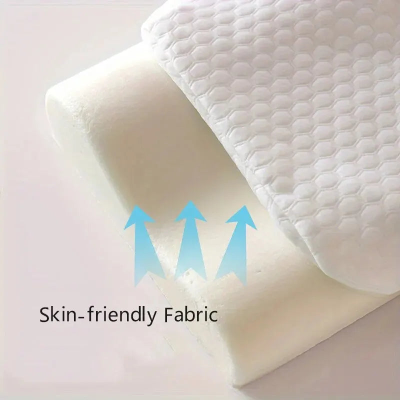 1pc Memory Foam Pillow For Anti-Snoring With Knitted Cover