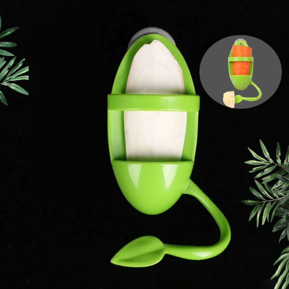 Multi-Functional Cuttlebone Feeder Holder With Adjustable Hanging Design For Parrot Cage Budgie Parakeet Cockatiel Small Birds