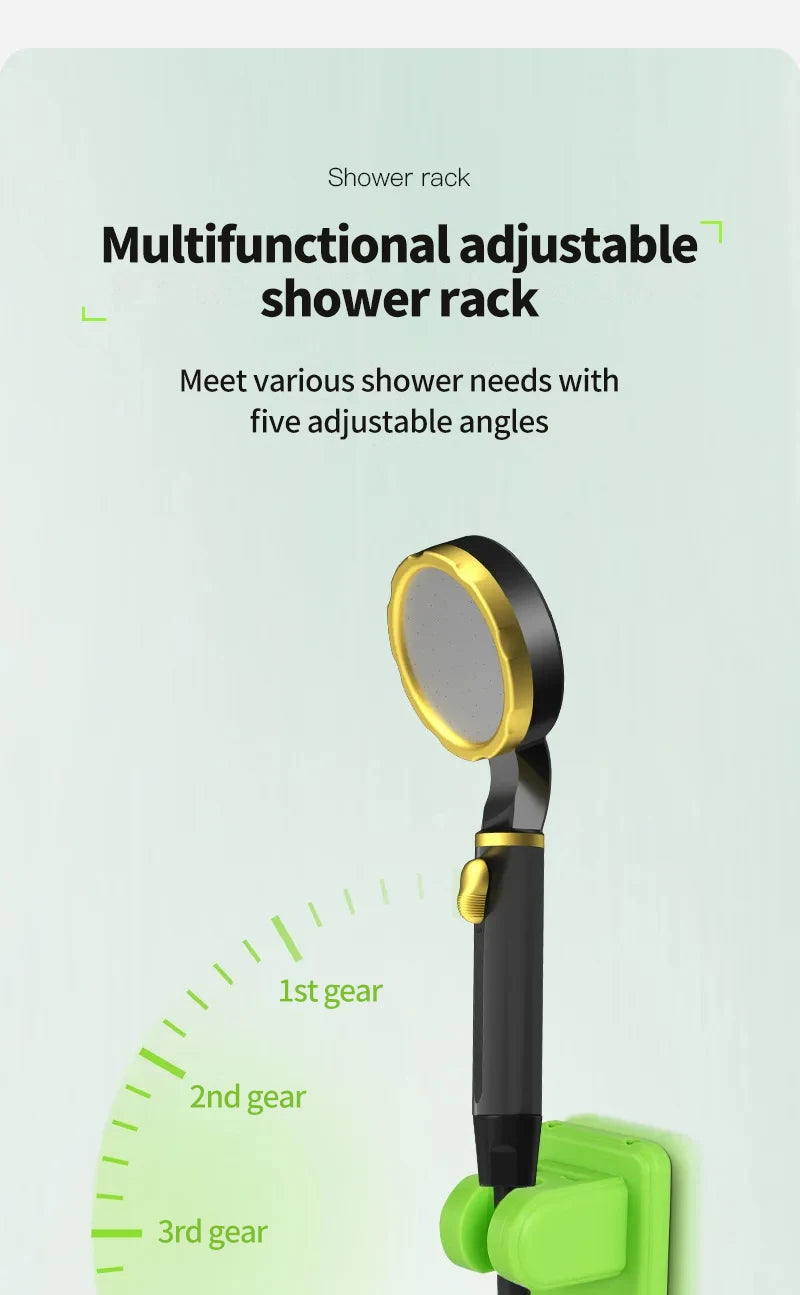 Camping Shower Pump RV Outdoor Shower Kit with Digital Display and 6000mAh Battery