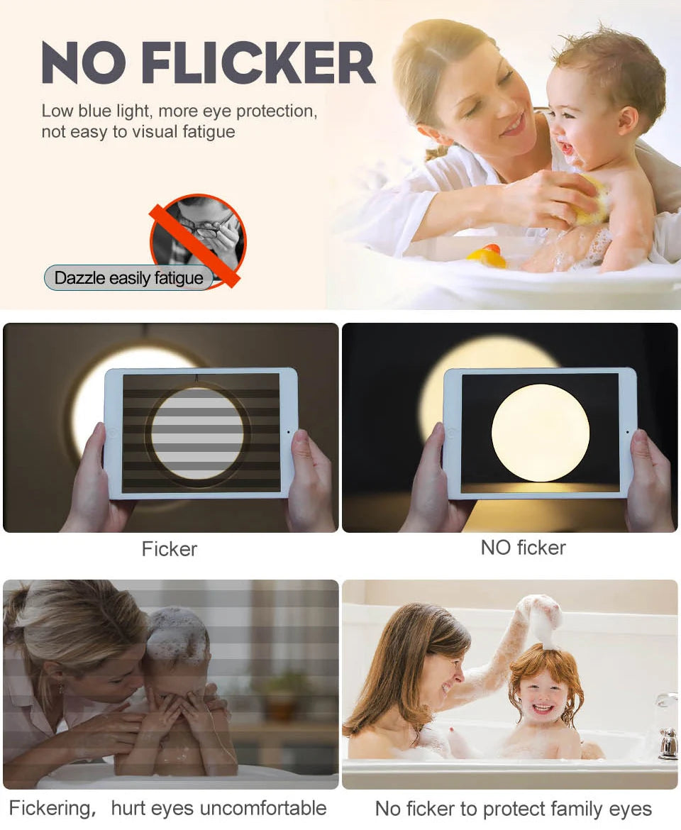 MARPOU Smart Ceiling Lamp LED Dimmable Light with Remote