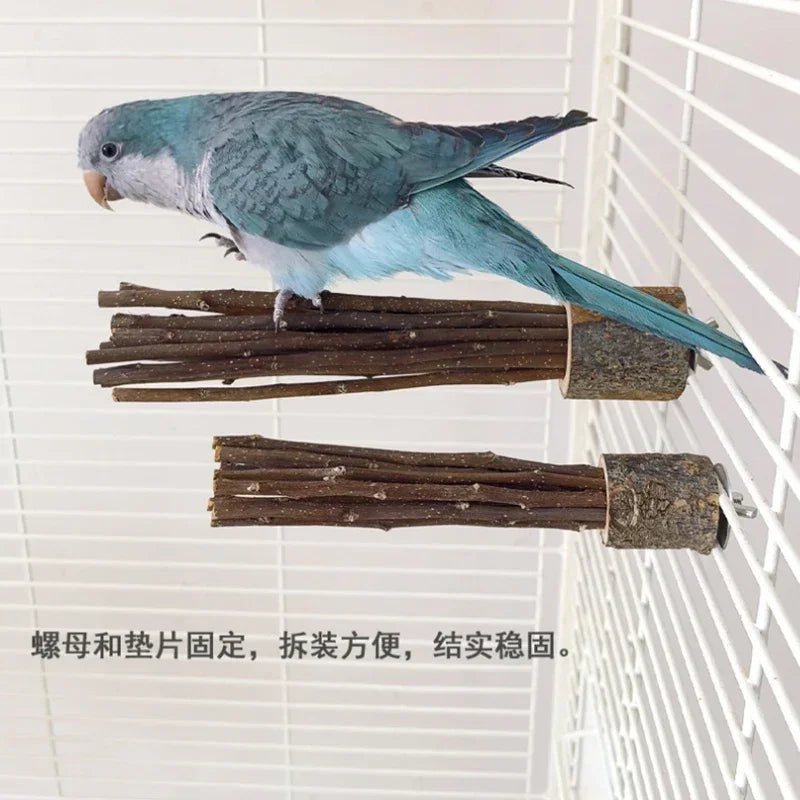 Pet Hamster Toy Natural Apple Tree Branch Teeth Grinding Playing Standing Cage Toy Rabbit Chinchilla Small Animal Supplies New