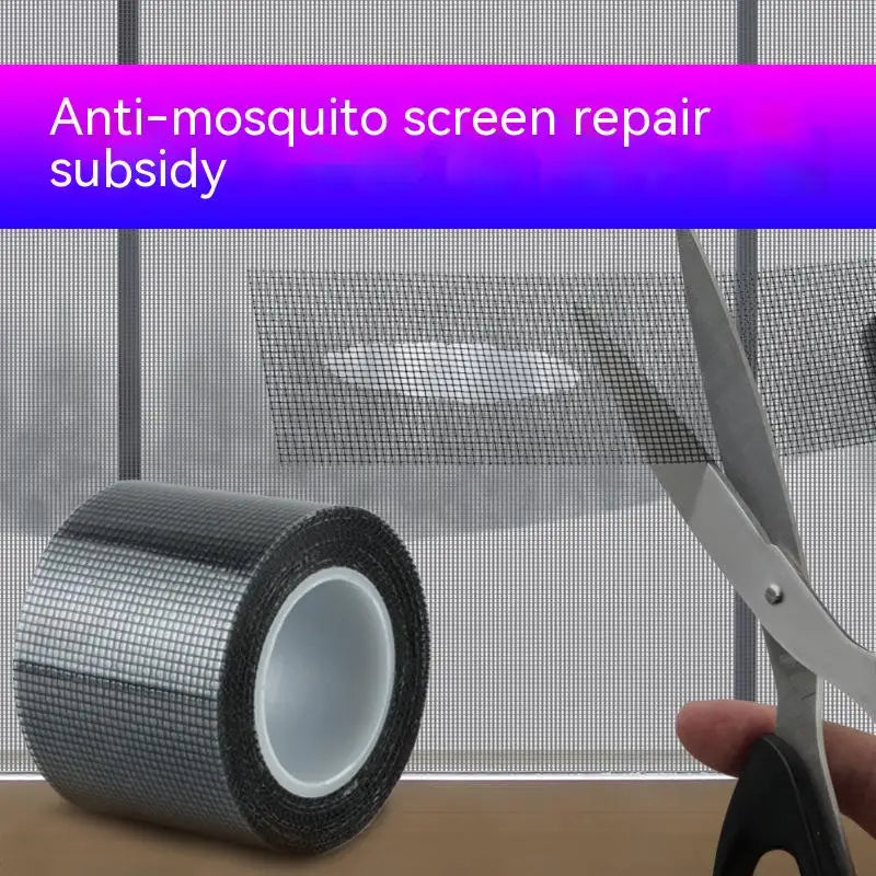 Reparaciones de mosquiteros Cinta mosquitera para ventanas Red autoadhesiva resistente Parche de reparación de puertas Malla mosquitera antiinsectos Reparación de agujeros rotos