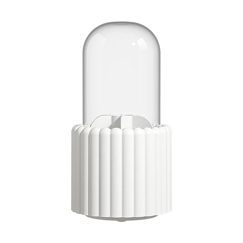 360º Rotating Makeup Brushes Holder With Lid and Organizer