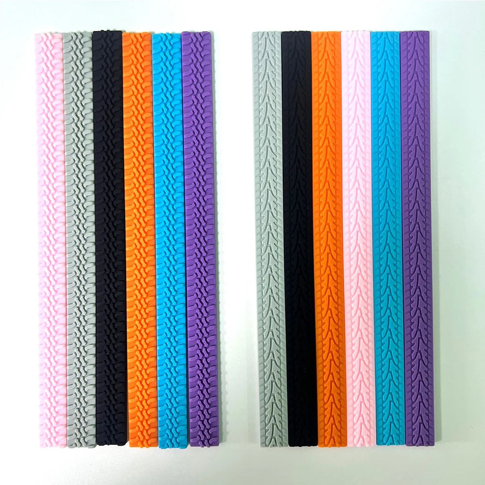 4PC Silicone Suitcase Wheel Protection Case for Quiet Travel