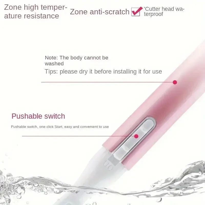 Painless Precision Eyebrow Trimmer Electric Shaver Nose Ears