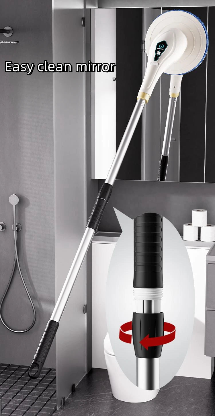 Xiaomi 8 in 1 Electric Cleaning Brush Multifunctional Portable Household Tool with LED Display for Kitchen and Bathroom Cleaning