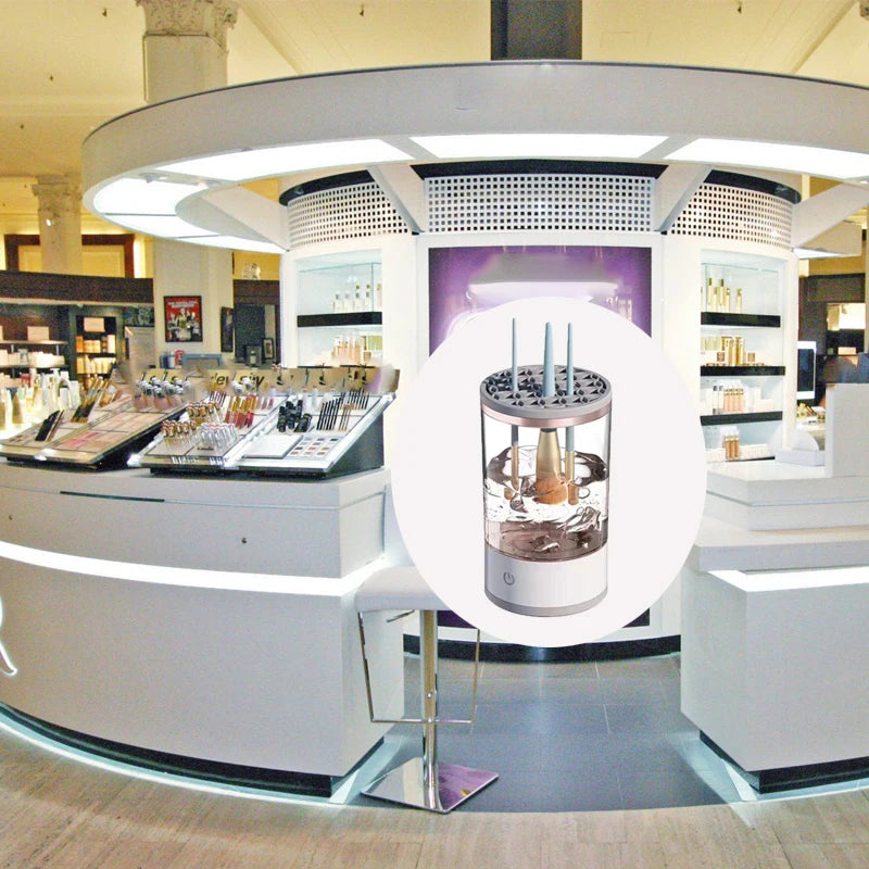 USB Plug Portable Electric Makeup Brush Cleaner Quick Clean